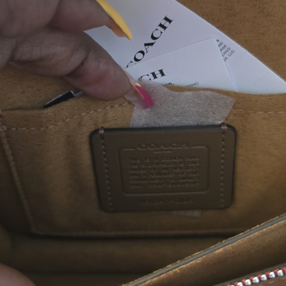 Coach Red Leather Crossbody Bag - Picture 6 of 9